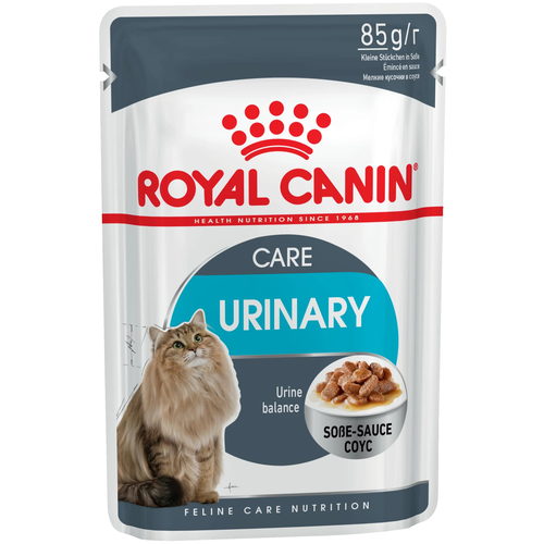 фото Влажный корм для кошек Royal Canin для поддержания здоровья мочевыделительной системы 85 г (кусочки в соусе)