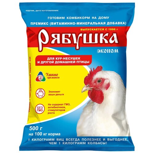 фото Премикс Рябушка для сельскохозяйственной птицы 0,5% эконом 500г