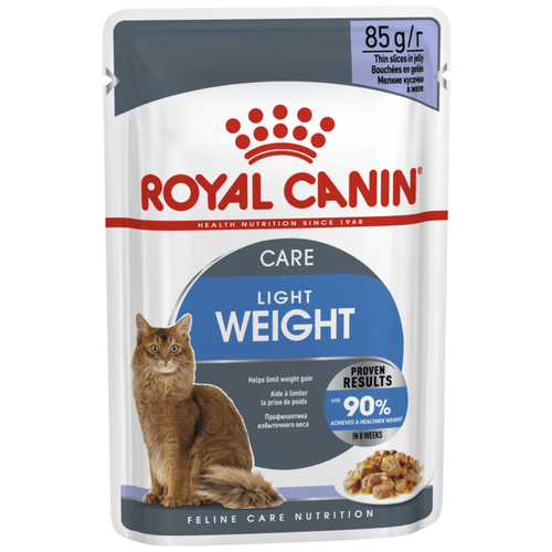 фото Влажный корм для кошек Royal Canin Light Weight Care низкокалорийный, профилактика избыточного веса 85 г (кусочки в соусе)