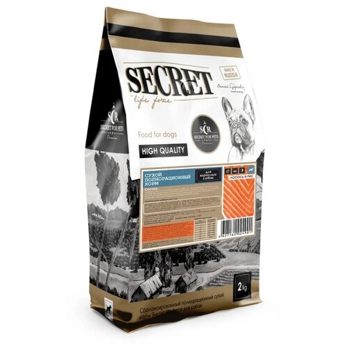 фото Сухой корм для собак Secret for Pets Life Force лосось с рисом (для всех пород) 1 уп. х 1 шт. х 2000 г