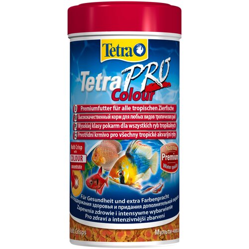 фото Сухой корм  для  рыб, ракообразных Tetra TetraPro Colour, 250 мл, 55 г