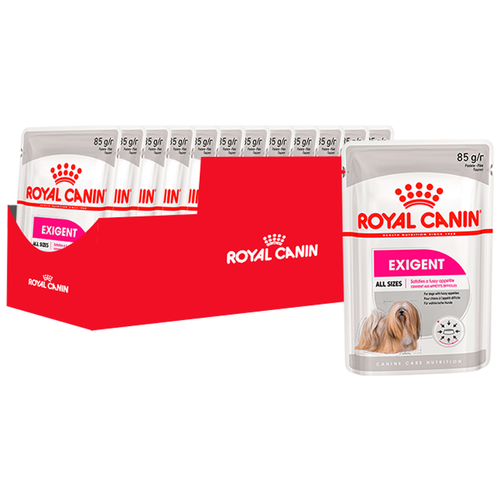 фото корм для собак Royal Canin Exigent Care 1 уп. х 12 шт. х 85 г