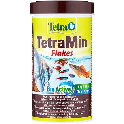 фото Сухой корм  для  рыб, ракообразных Tetra TetraMin flakes, 500 мл, 100 г