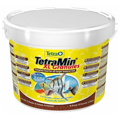 фото Сухой корм  для  рыб, рептилий, ракообразных Tetra TetraMin XL Granules, 10 л, 3.7 кг