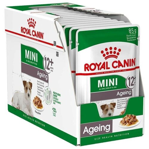 фото Влажный корм для пожилых собак Royal Canin Mini Ageing 12+ pouch 1 уп. х 12 шт. х 85 г (для мелких и карликовых пород)