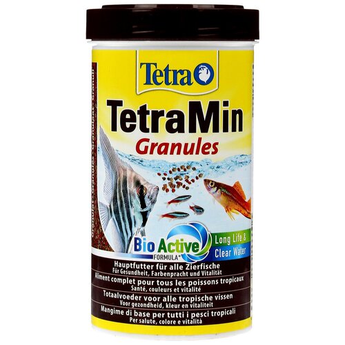 фото Сухой корм  для  рыб, рептилий Tetra TetraMin Granules, 500 мл, 200 г