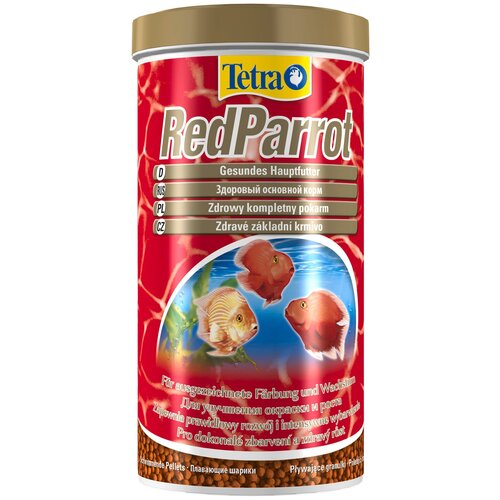 фото Сухой корм  для  рыб, ракообразных Tetra Red Parrot, 1 л, 399 г