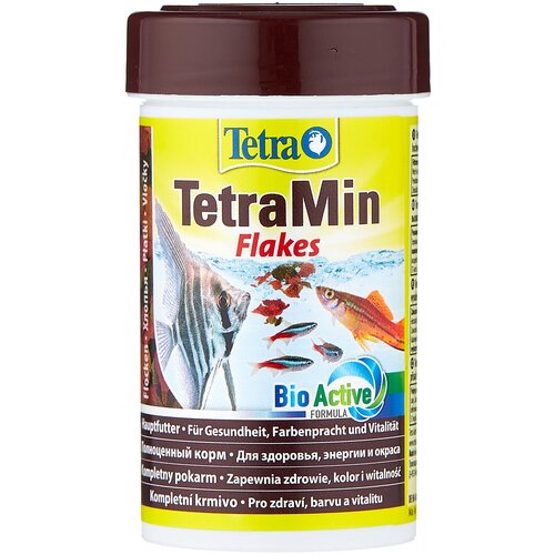 фото Сухой корм  для  рыб, рептилий, ракообразных Tetra TetraMin flakes, 100 мл, 20 г