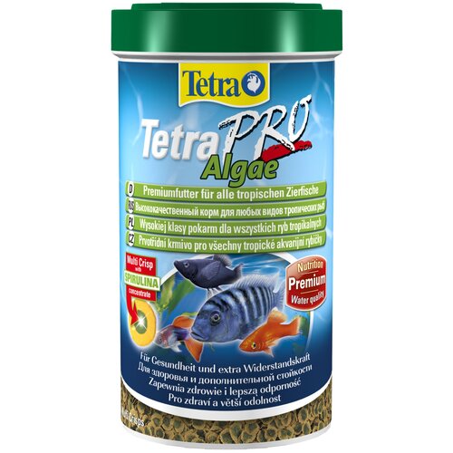 фото Сухой корм  для  рыб Tetra TetraPro Algae, 500 мл, 95 г