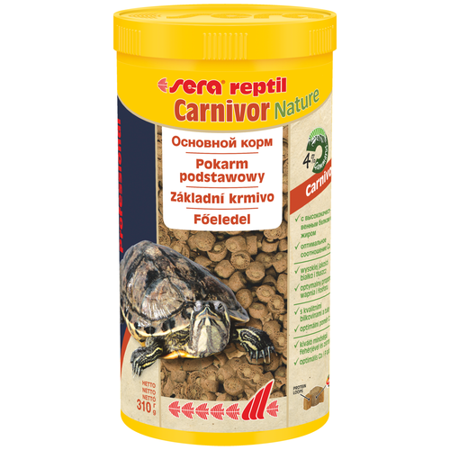 фото Сухой корм  для  рептилий Sera Reptil Professional Carnivor Nature, 1 л, 310 г