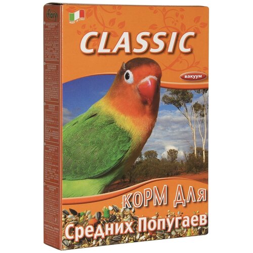 фото Fiory Корм FIORY для средних попугаев Classic 8033 0,4 кг 58671 (7 шт)