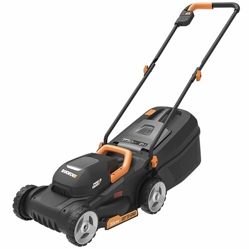 Газонокосилка WORX WG730E 20V 30см аккумуляторная бесщеточная с 4Ач батареей и 2А зарядкой фото