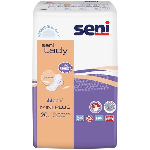 фото Прокладки урологические женские SENI LADY mini plus, 20 шт.