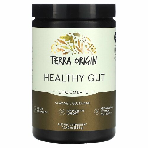 фото Terra Origin, Healthy Gut, шоколад, 354 г / chocolate