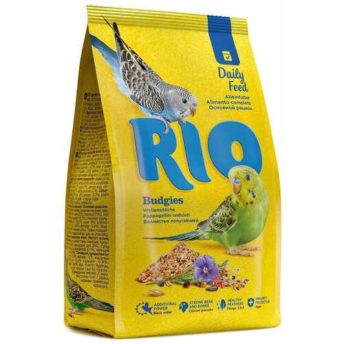 фото Корм Для Волнистых Попугаев RIO Рио Budgies Daily Ration 1кг