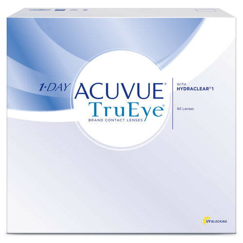 фото Контактные линзы ACUVUE 1-Day TruEye, 90 шт., R 8,5, D -2,5