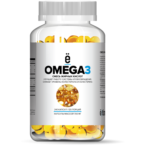 фото Ёбатон Omega 3 капс., 500 мг, 240 шт.