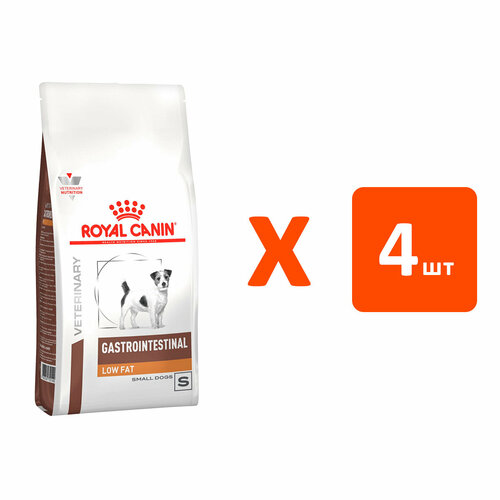 фото ROYAL CANIN GASTROINTESTINAL LOW FAT SMALL DOG S д взр соб мал пор при забол ЖКТ с пониж сод жир NEW 1 кг х 4 шт