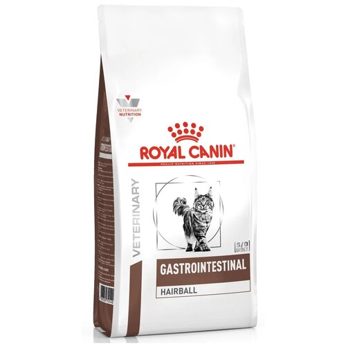 фото Сухой корм для кошек Royal Canin Gastro Intestinal, при проблемах с ЖКТ, для вывода шерсти 2 шт. х 400 г