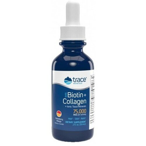 фото Trace Minerals Liquid Ionic Biotin+Collagen 59мл