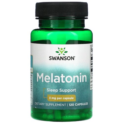 фото Капсулы SWANSON Melatonin, 100 г, 3 мг, 120 шт.