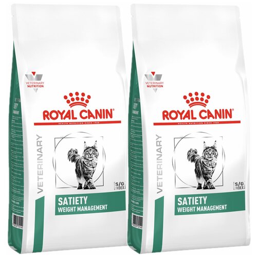 фото ROYAL CANIN SATIETY WEIGHT MANAGEMENT для взрослых кошек контроль веса (0,4 + 0,4 кг)