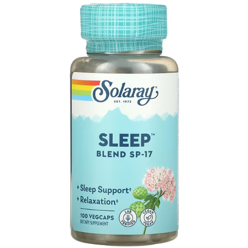 фото Solaray Sleep Blend (Снотворная смесь) SP-17 100 капсул