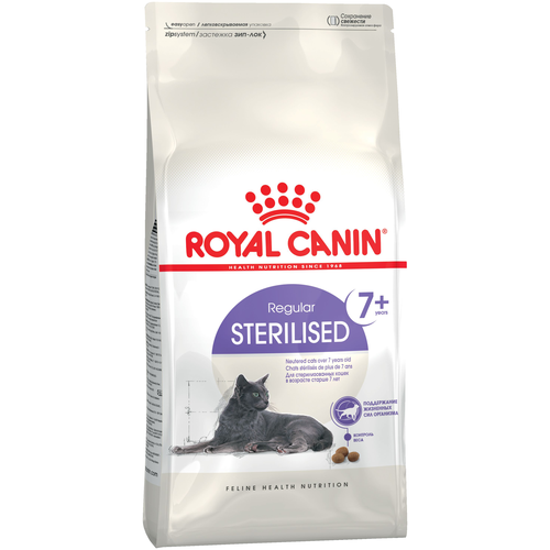 фото Сухой корм для стерилизованных пожилых кошек Royal Canin старше 7 лет 10 шт. х 400 г