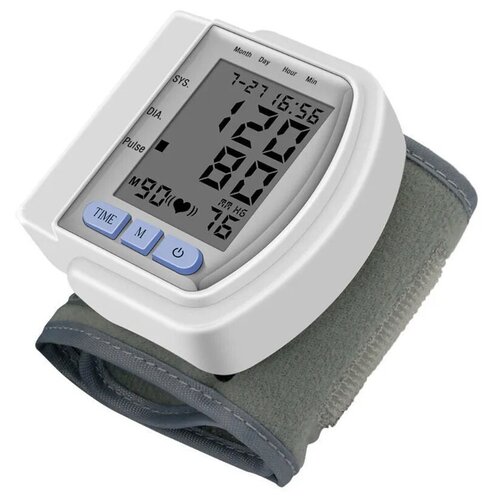 фото Цифровой тонометр Blood Pressure Monitor CK-102S на запястье