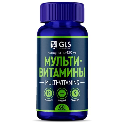 фото Мультивитамины GLS pharmaceuticals 12+9, 60 капс.