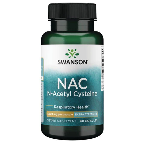 фото Swanson Nac N-Acetyl Cysteine (N-ацетилцистеин) 1000 мг 60 капсул