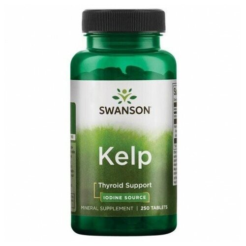 фото SWANSON KELP (IODINE) 225 MCG - 250 таблеток