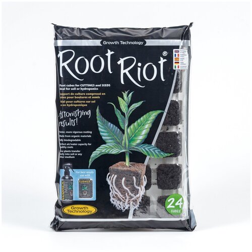 фото Growth Technology кубики для проращивания Root Riot 24 шт