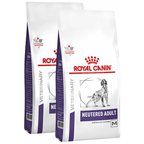 фото ROYAL CANIN NEUTERED ADULT MEDIUM DOG M для взрослых кастрированных и стерилизованных собак средних пород (9 + 9 кг)