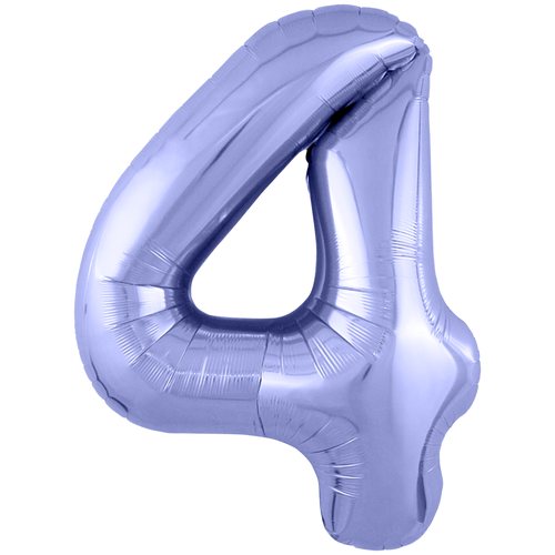 фото Воздушный шар Agura Slim Цифра, лавандовый