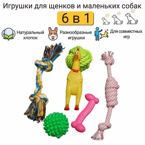 фото Игрушки для щенков и маленьких собак