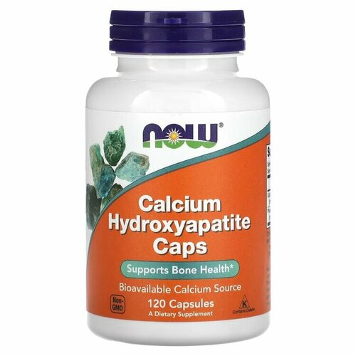 фото NOW Calcium Hydroxyapatite 120 caps