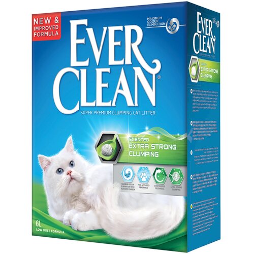 фото Комкующийся наполнитель Ever Clean Extra Strength Scented, 6л, 1 шт.