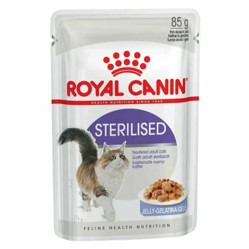 фото Влажный корм для кошек Royal Canin Sterilised в желе 12шт x85 гр.