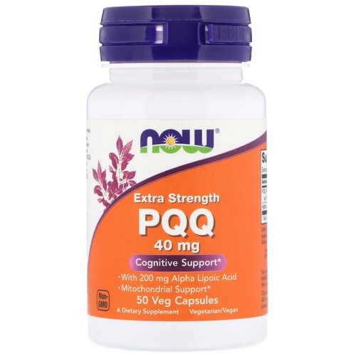 фото Капсулы NOW PQQ Extra Strength, 50 г, 40 мг, 50 шт.