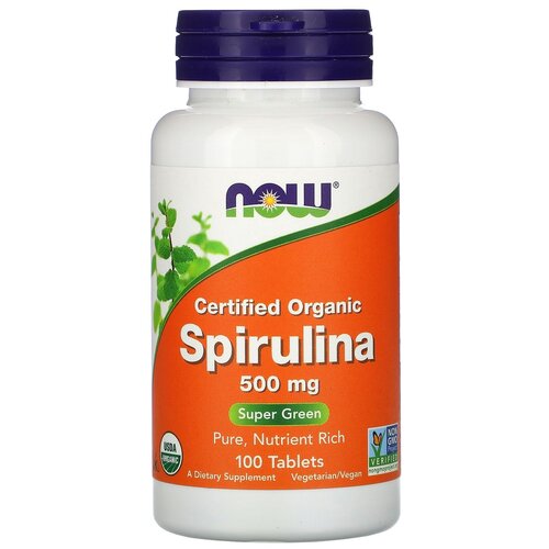 фото Spirulina таб., 500 мг, 150 мл, 150 г, 100 шт.