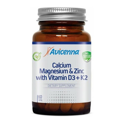 фото Avicenna Calcium Magnesium & Zink with Vitamin D3 + K2 таб., 217 г, 60 шт.