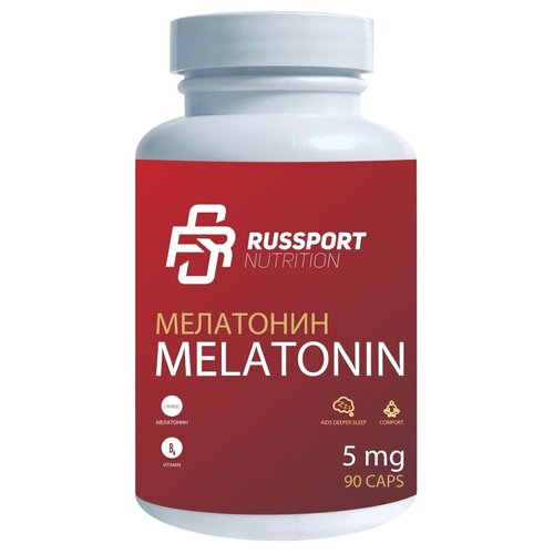 фото Мелатонин RS Nutrition MELATONIN 5 mg 90 капсул для сна