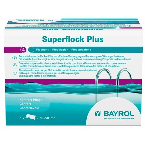 фото Bayrol Суперфлок Плюс (Superflock Plus) картриджи, 1 кг