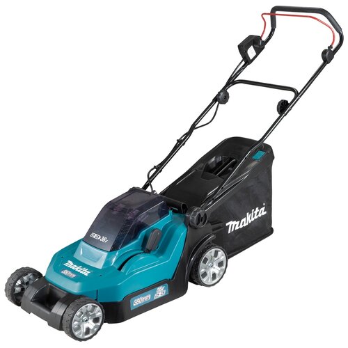 Электрическая газонокосилка Makita DLM382CM2, 900 Вт, 38 см, черный фото