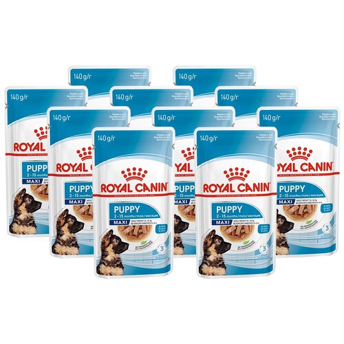 фото корм для щенков Royal Canin при чувствительном пищеварении 1 уп. х 10 шт. х 140 г