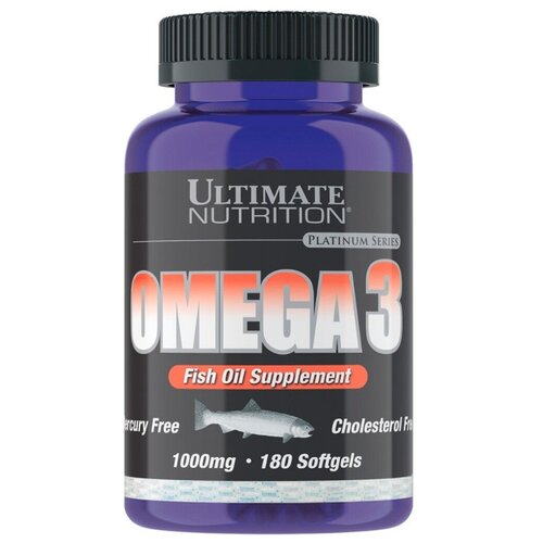 фото Omega 3 капс., 1000 мг, 1.405 г, 180 шт.