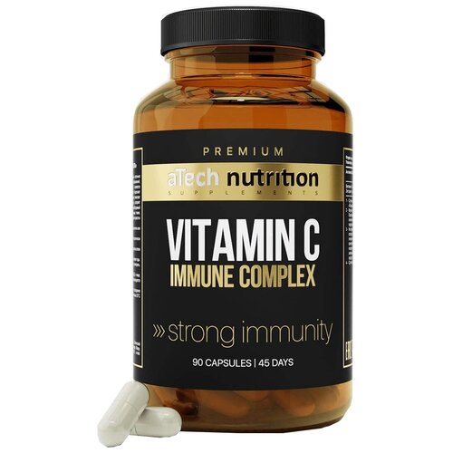 фото Капсулы aTech Nutrition Premium Vitamin C Immune Complex, 0.6 г, 90 шт.