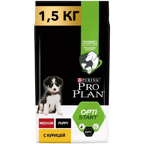 фото Сухой корм для щенков Pro Plan Optistart, курица 1 уп. х 1 шт. х 1500 г