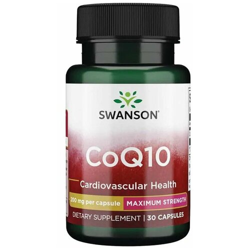 фото SWANSON Coq10 200 mg Maximum Strength (30 капсул)